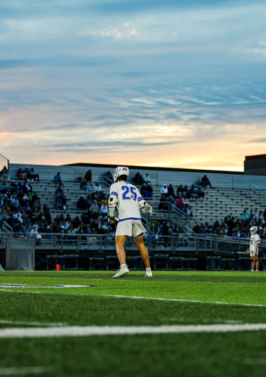 Sophomore Henry Wans Ready to make a play on Defense