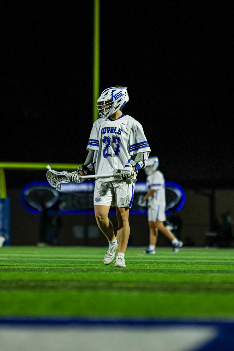 Senior John Pauls Walks After an Offensive Play
