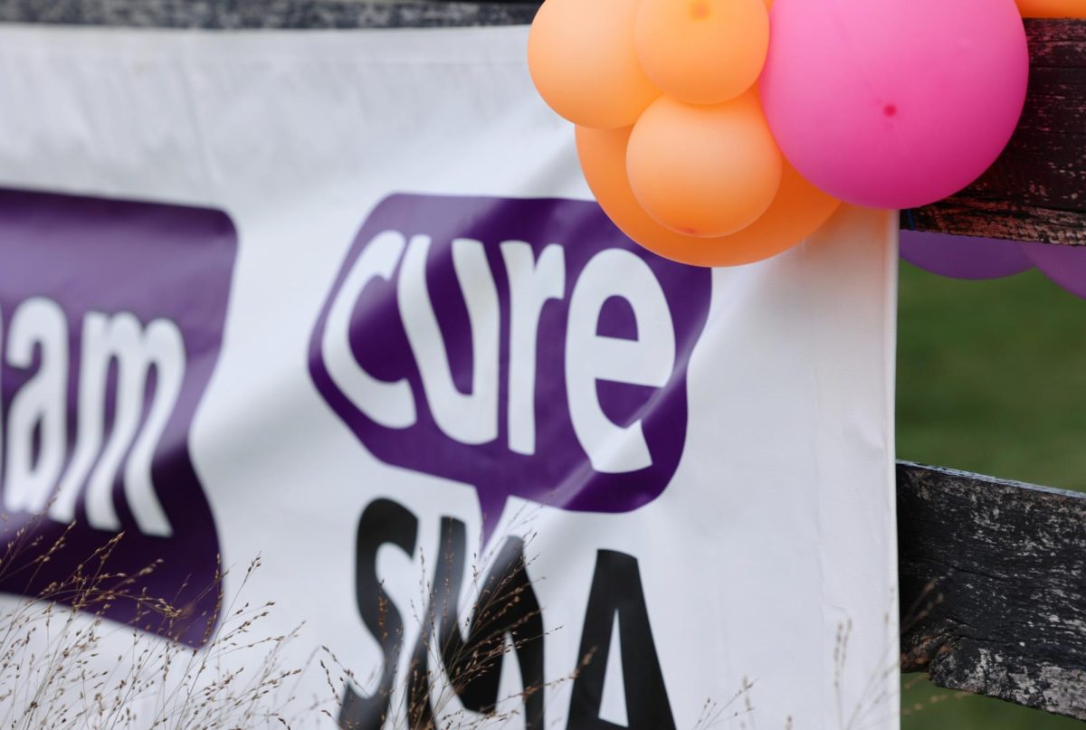 Cure SMA banner at the Walk for Graham