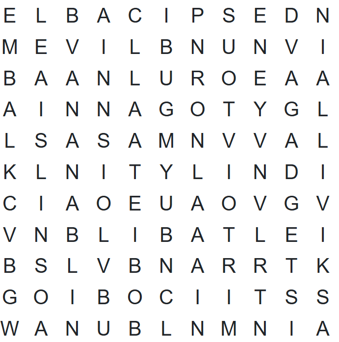 SMN Word Search 9/30/25