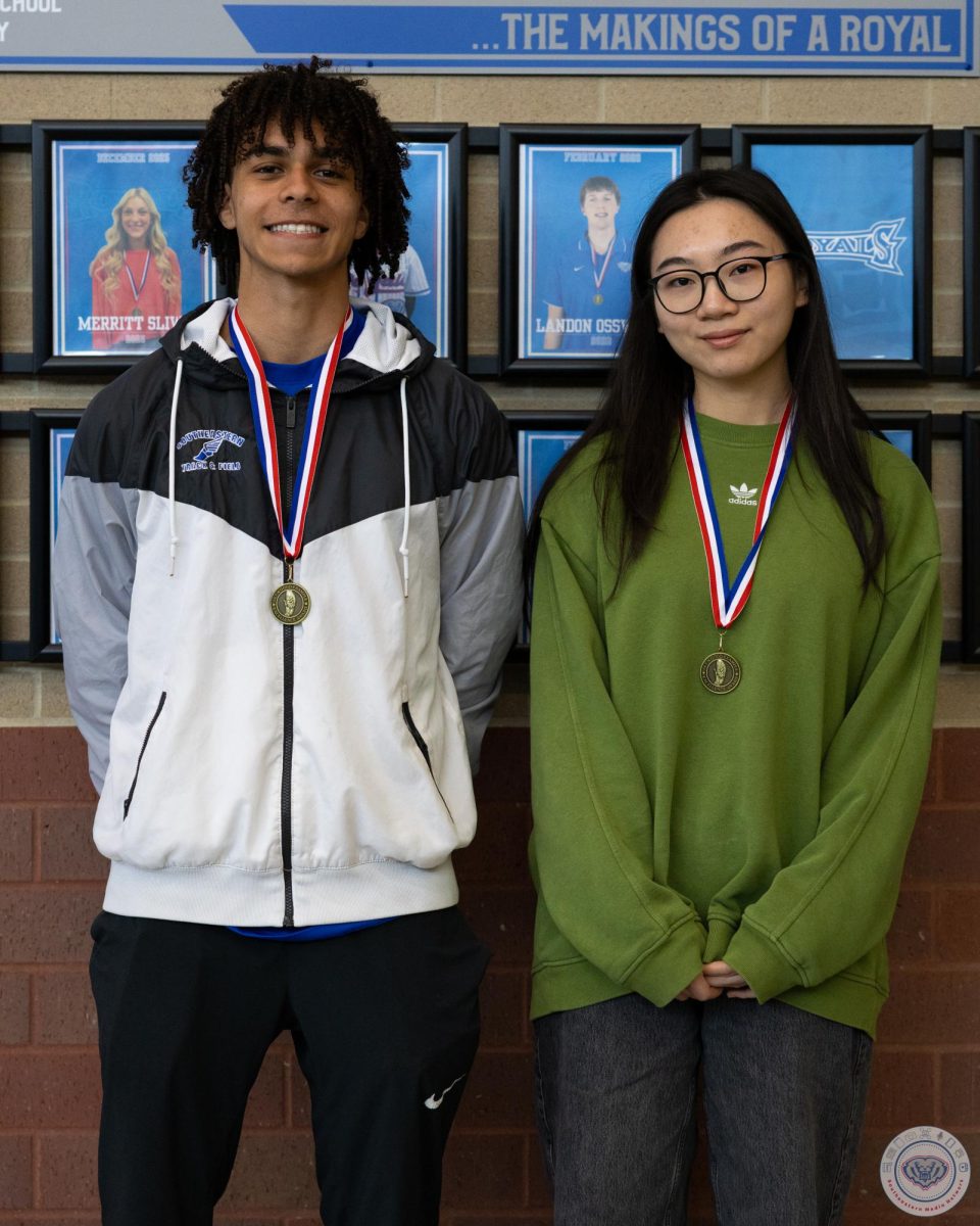 Omar Elsayed and Emma Xiao won senior SAGE award on Mar. 27, 2026. 