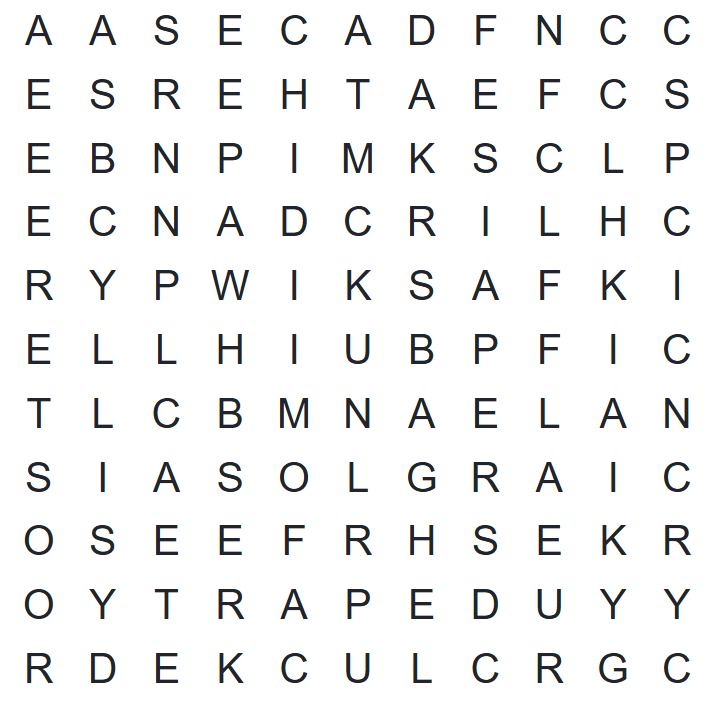 SMN Word Search 5/14/26